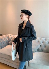 秋季新品风衣一手长，女装风衣，YO\VLF雅洛菲