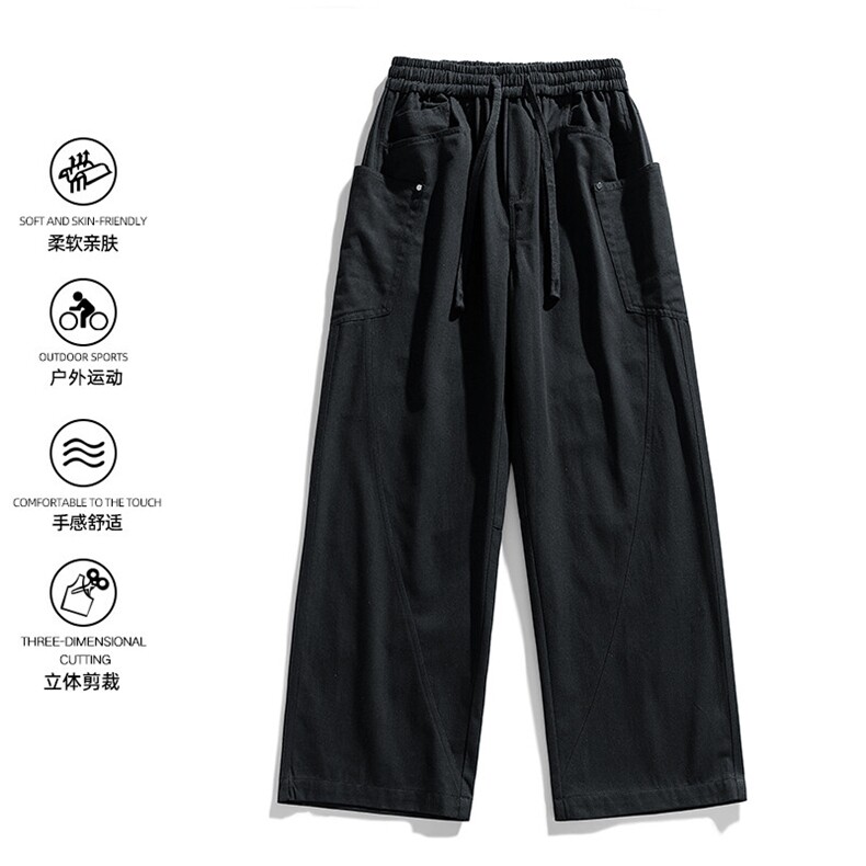 DSA157-1-K2535-P65现货纯棉水洗直筒裤秋季工装休闲长裤,男装工装外套,电商A157-1
