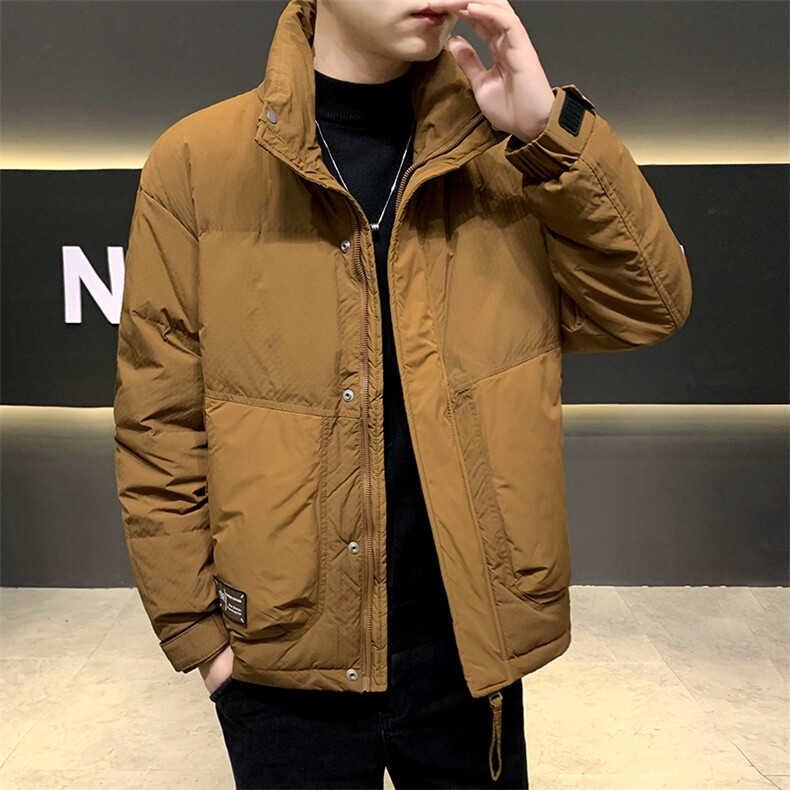 有标白鸭绒羽绒服男韩版潮流宽松冬季男士外套YR2503-P170,男装羽绒服,星座210-3