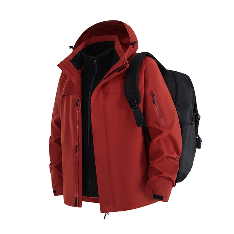 冲锋衣2025新款秋冬三合一户外防风登山运动外套A436-6688-P105,男装夹克,电商A436