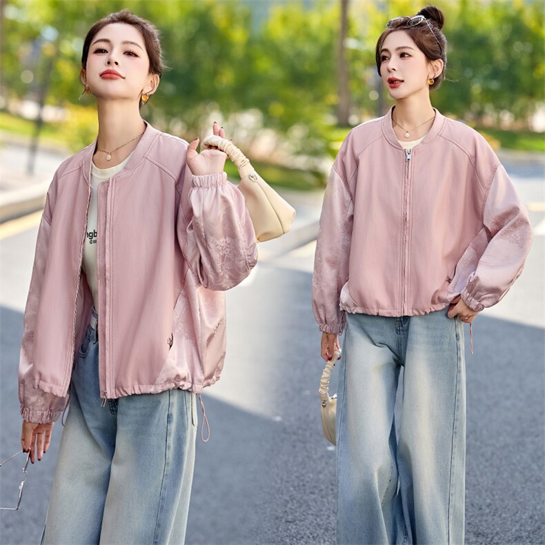 新中式超火皮衣外套女2025春季新款宽松大码机车服夹克现货！现货图片