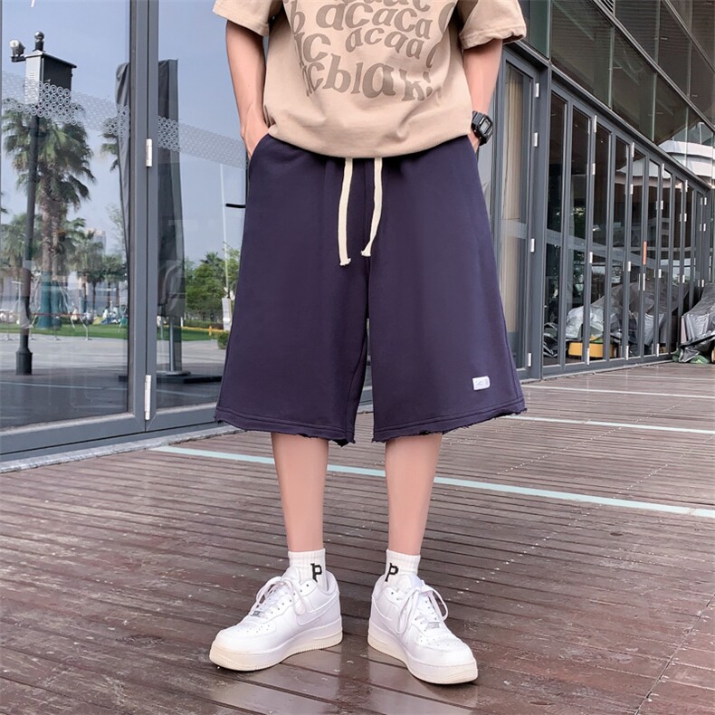 男夏季潮流时尚休闲短裤毛边裤H91P28,男装休闲裤,星座1116-2