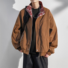 JK8871-P75L-9XL2025秋冬新款翻领夹克外套控128，男装夹克，星座109