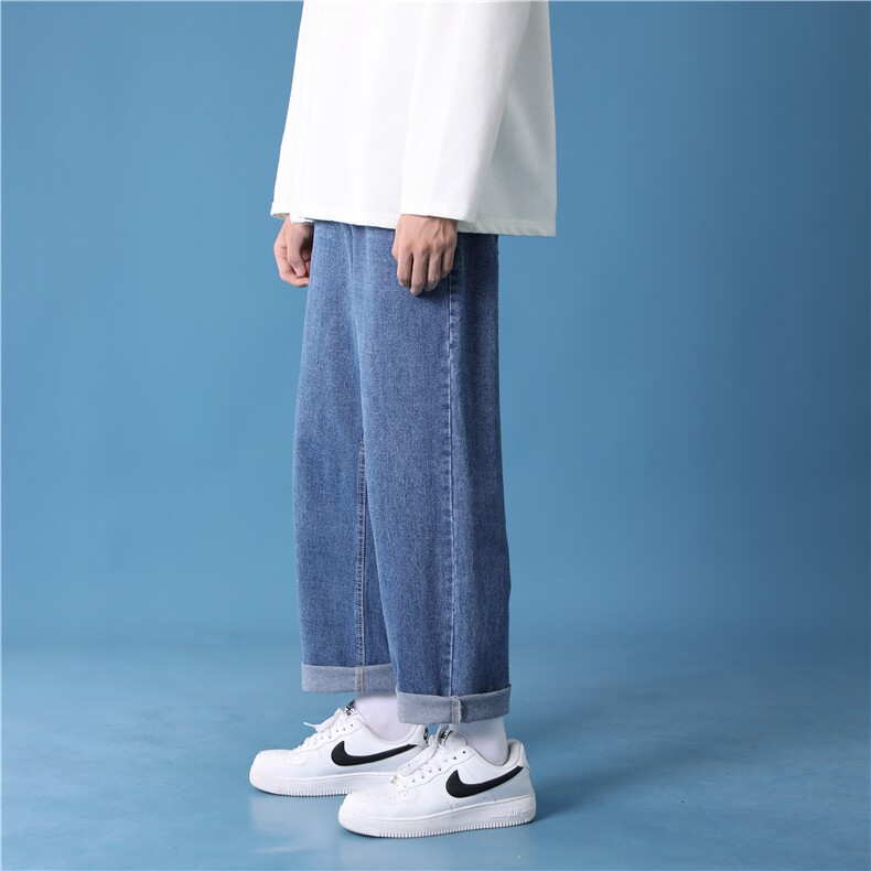 主推！秋冬季新款蒙马特牛仔裤宽松休闲男女长裤子K002-P50控68，男装牛仔裤，星座715