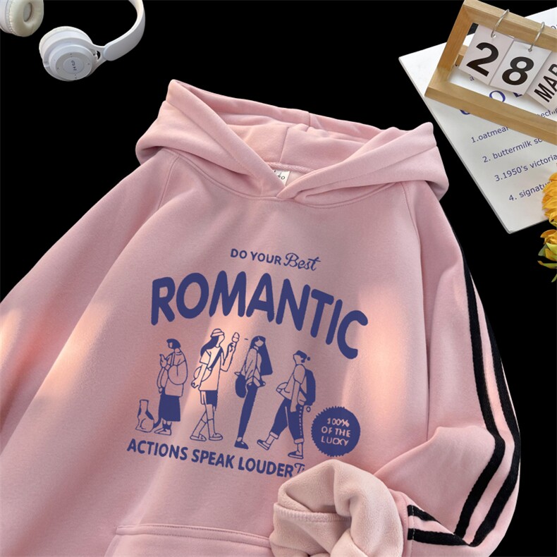 加绒加厚美式重磅ins休闲两条杠织带连帽卫衣XZ310B-W7338-P65，男装卫衣，星座310B