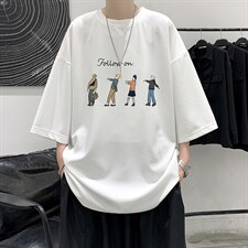 Q11043-P30春夏季七分袖t恤男大码五分袖男短袖中袖大皂风，男装T恤，电商A040