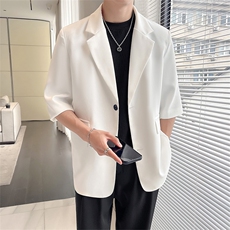 夏季五分小西服男潮流时尚小西装男女可穿得物品质XF003-P70，男装西服，星座210-1