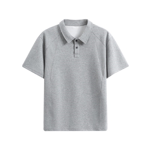 夏季新款港风日系轻熟风正肩POLO领短袖T恤男 XZ213-TX18-P35控58图片