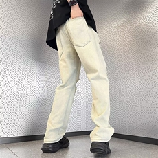时尚都市文艺原宿牛仔裤春季中腰修身长裤男C947P42，男装牛仔裤，星座1116-2