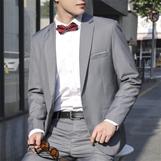 LY8594-XCK-MP126西装伴郎服男上班新郎结婚西服衬衫西裤三件套，男装西服，星座510A-2