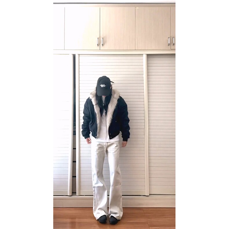 现货高品质美式高街冬季重磅硬挺短款座山雕毛领棉衣男女加厚外套,男装棉衣,电商A486-1