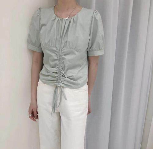 抽绳小衫，女装，EVE