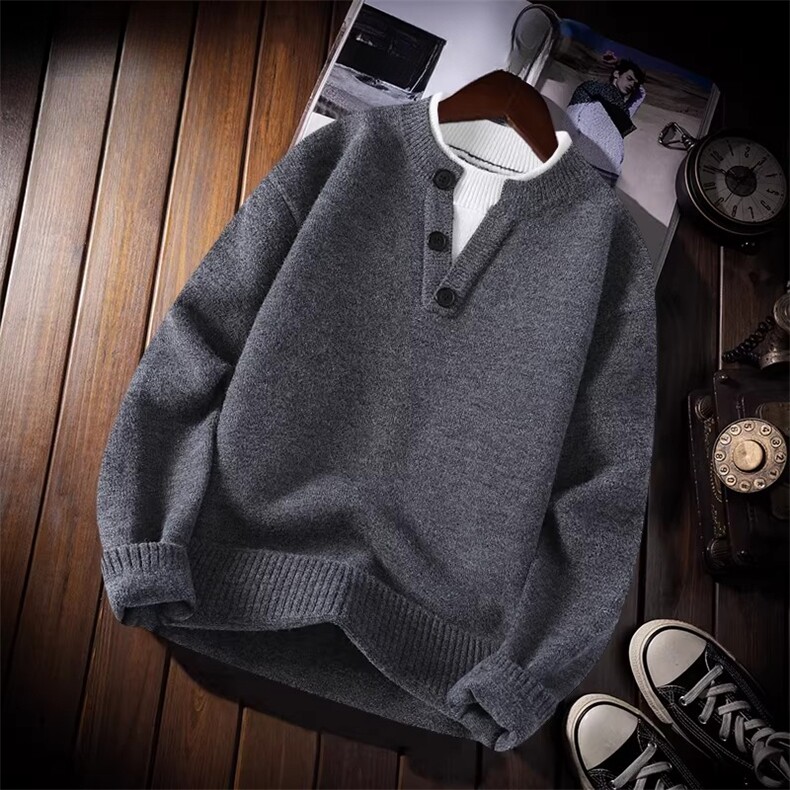 1506/QGT870/P63高质量休闲假两件毛衣外套男，男装针织衫/毛衣，星座1506