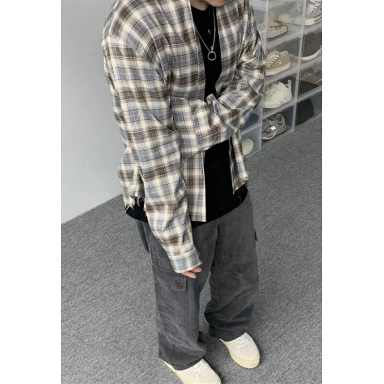 春季男女装韩版批新款发休闲格子打底长袖衬衫上衣外套CS326,男装T恤,星座1116A（原606A-3）