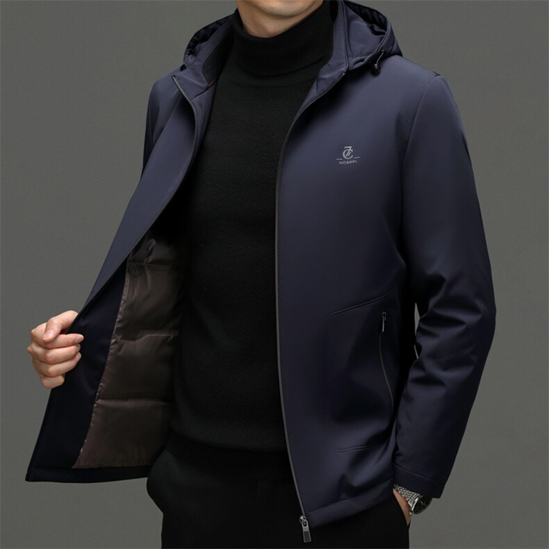 CKE1715钱塘2020-2商务冬季百搭厚款新款中年男士羽绒服P450,男装羽绒服,钱塘207-2