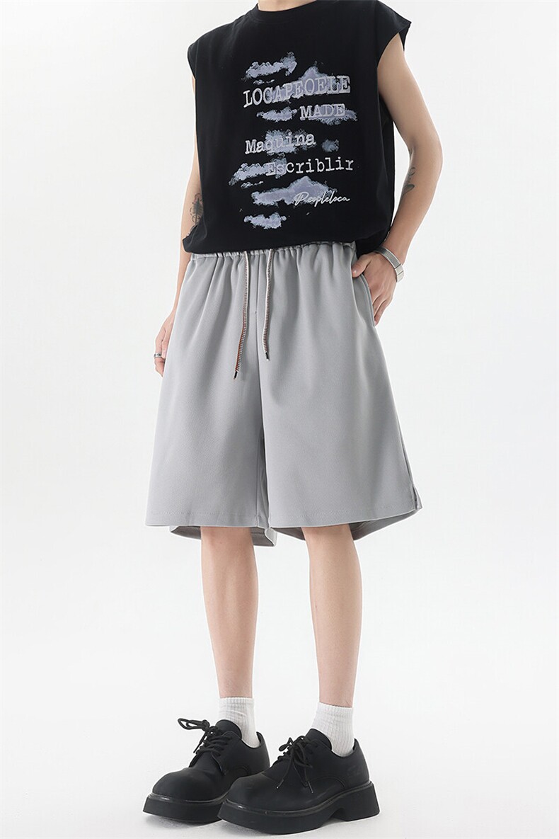 8XL-M特大码短裤男宽松运动裤夏季休闲裤户外冰丝五分裤DK1530P25,男装休闲裤,电商D206-1