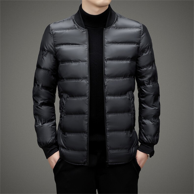 V2360钱塘2020-3秋冬新款中年男士连帽羽绒服保暖休闲外套P275,男装羽绒服,钱塘207-3