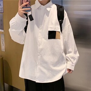 长袖衬衫春款男港风潮流C725P32，男装衬衫，星座1116-2