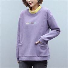 2021春季新款简约宽松休闲时尚卫衣，女装卫衣/绒衫，丽影随形