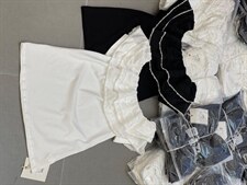 夏季珍珠一字肩上衣，其它，可金