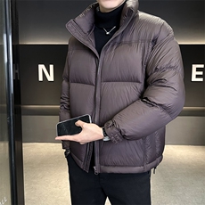 90%标白鸭绒2025冬季高品质无胆穿刺宽松羽绒服外套M675-P360，男装羽绒服，电商A413