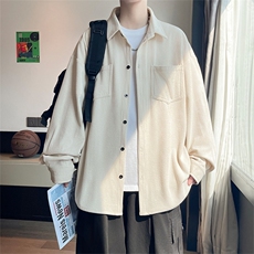 春秋季衬衫新款宽松休闲男女同款衬衣XZ102B-1-CS2563P47，男装衬衫，星座102B-1