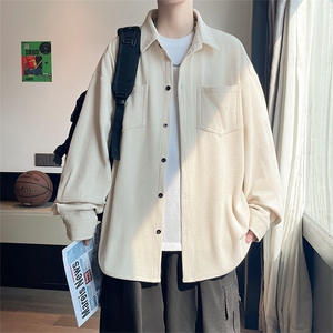 春秋季衬衫新款宽松休闲男女同款衬衣XZ102B-1-CS2563P47图片
