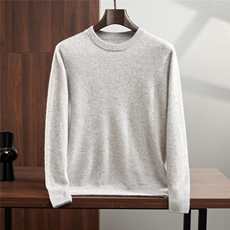 2025年秋季套头圆领青春流行时尚百搭，男装针织衫/毛衣，蒂暖羊绒
