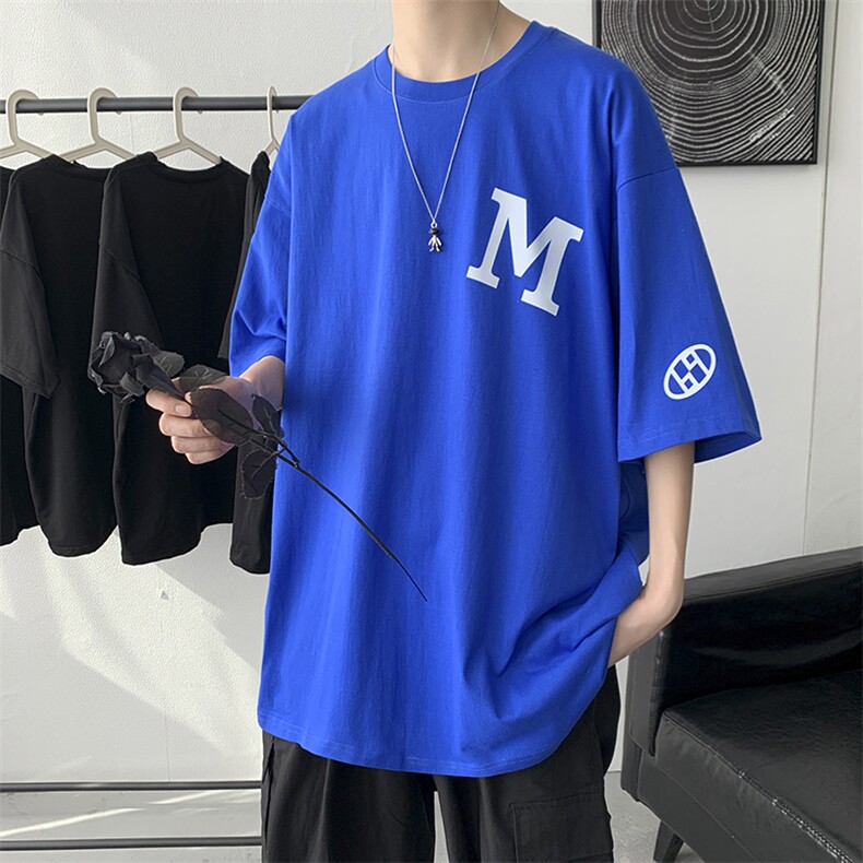 高品质~220G###夏季新款短袖T恤港风大码T108-P25控39图片