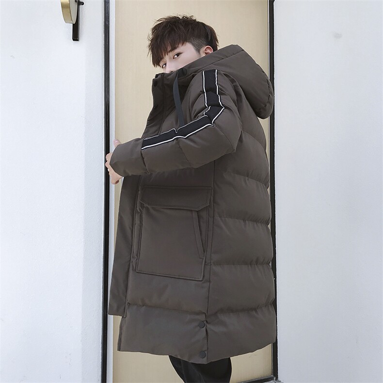 2021新款男士中长款棉衣冬季棉服外套加厚棉袄DS209T,男装棉衣,电商A102