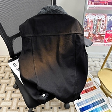 MJ2171J-p68-限价98M-5XL加绒羊羔绒宽松大码牛仔马甲工装，男装背心/马甲，星座116