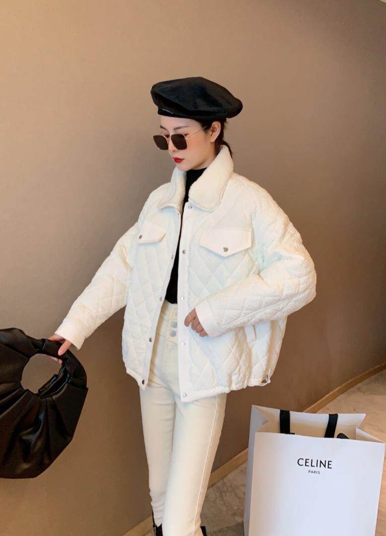 羊羔毛领衣，女装棉衣/棉服，1.2.3.4