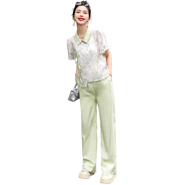 《48H发》复古时尚优雅两件套套装,女装套装/套裙,婷轩阁