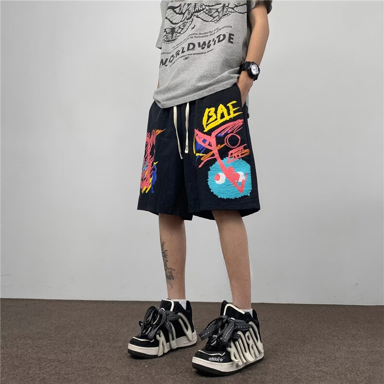 男新款青少年时尚休闲冰丝皱发泡裤D6537P28,男装休闲裤,星座1116-2