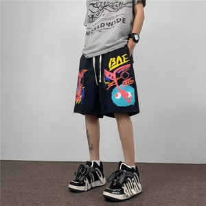 男新款青少年时尚休闲冰丝皱发泡裤 D6537 P28图片
