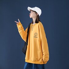 男士卫衣宽松嘻哈青春免烫套头欧美印花外套9711/，男装卫衣，星座1506-1