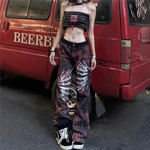 B5104-P53 欧洲站男女牛仔裤潮牌新款弹力修身小脚裤轻奢高端图片