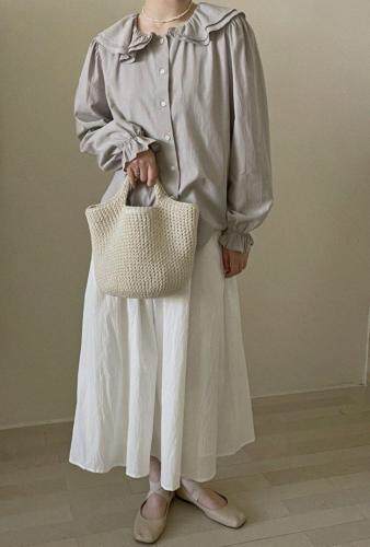 秋季新款双层娃娃领衬衣，其它，Comfort Zone 舒适区