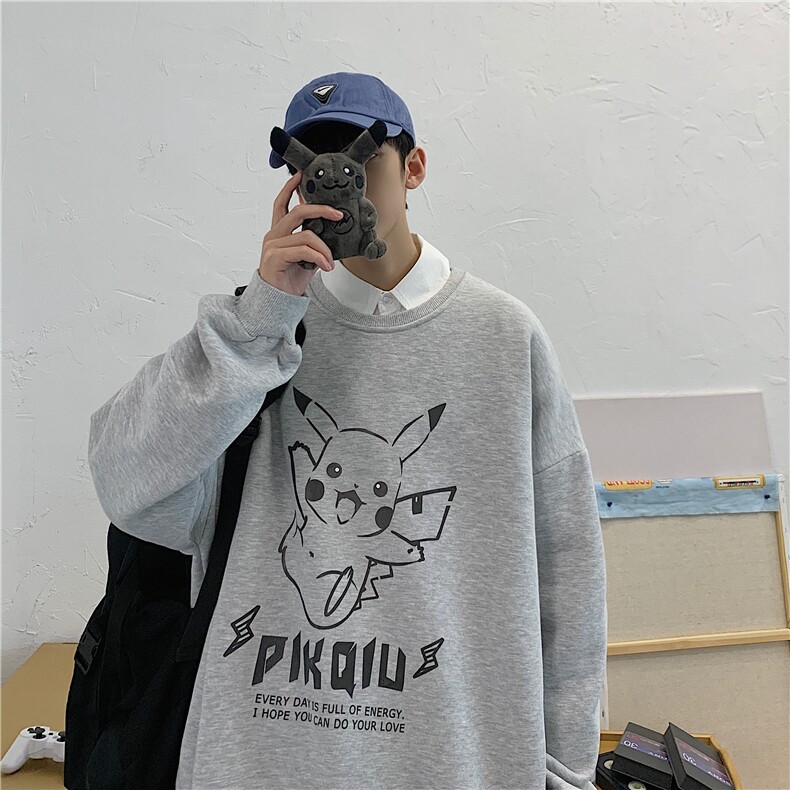 S6078-P35春季圆领卫衣男大码韩版宽松长袖外套男,男装卫衣,电商A040