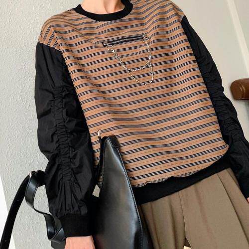 春装新款拼接工艺欧美风简单百搭，女装，俊泽.哈妮