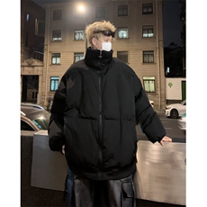假两件棉服外套男士痞帅2024冬季新款加厚棉袄高级感棉衣M262，男装棉衣，星座1116A-1（原606A）