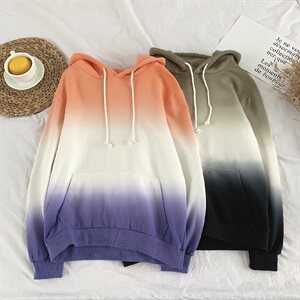 秋季渐变扎染 套头卫衣全棉高品质703-W178图片