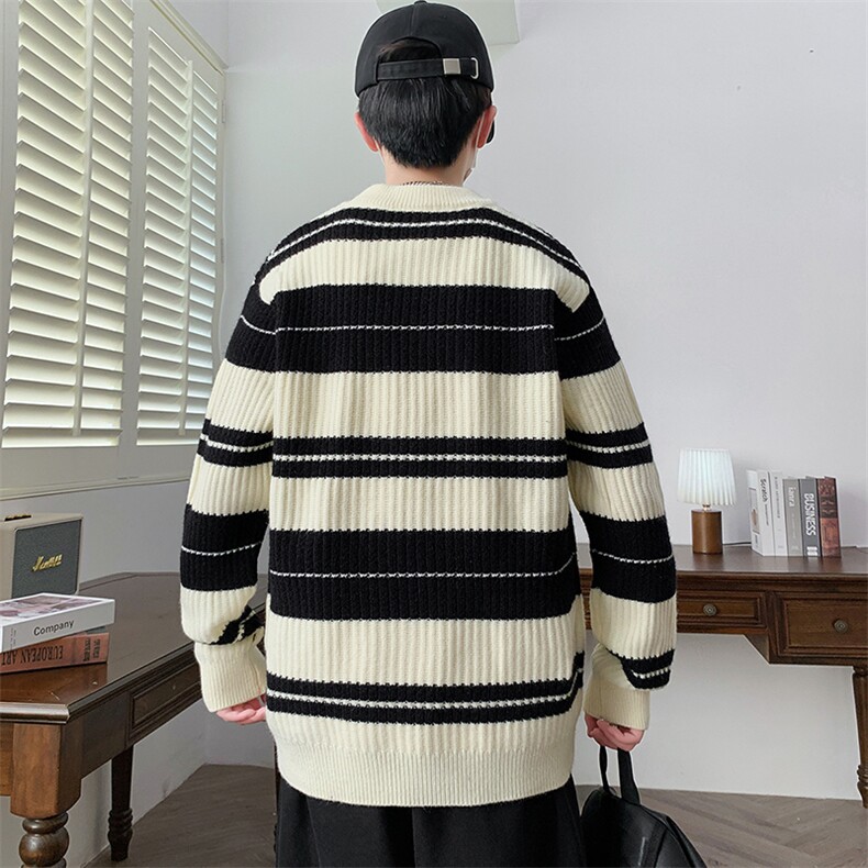 【新品】2025秋冬男士时尚休闲百搭针织毛衣潮流-M012-P45,男装针织衫/毛衣,星座1105-1