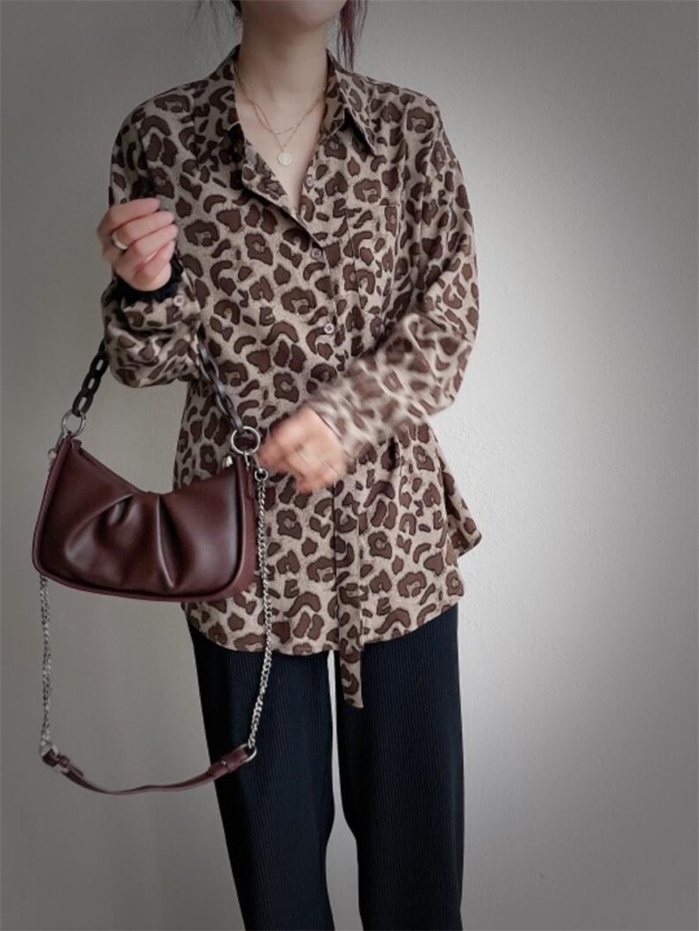 豹纹衬衣上新??，其它，麦缇诺