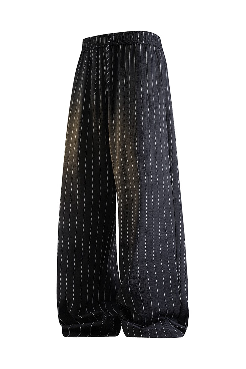 K2620/P35春装新款现货条纹休闲裤男直筒裤宽松大码潮长裤子,男装休闲裤,电商A141