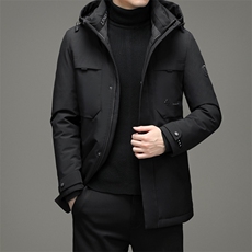 2023冬季新款中老年白鸭绒羽绒服中年加厚男士外套MYYL8231-P310，男装羽绒服，电商B212（原钱塘6029）