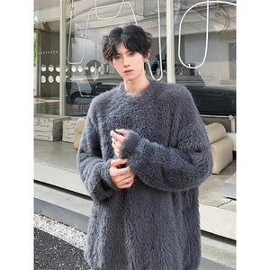 1506A/GL0170/P53男春季高级感慵懒软糯打底针织衫1图片