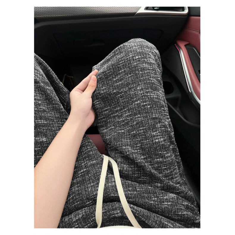 扎染灯芯绒裤子男秋冬季宽松直筒垂感卫裤青少年美式阔腿休闲长裤,男装休闲裤,四季星座505