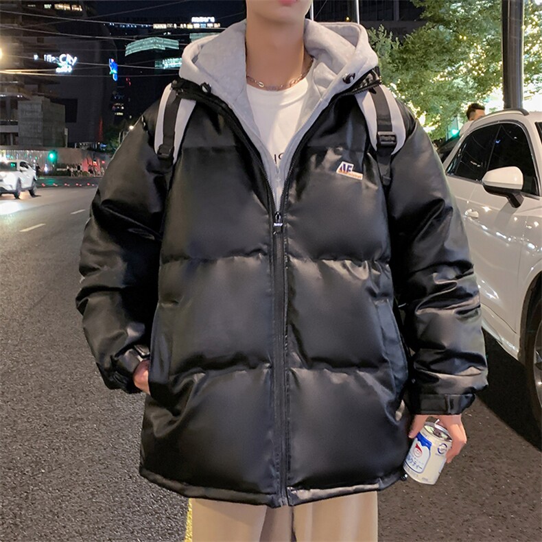 冬季加厚男士皮棉衣潮流连帽棉服休闲棉袄子男装A266-P02-P85,男装棉衣,电商A266