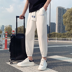 夏季速干运动裤社会小伙痞帅束脚裤休闲九分裤K2048/P50/控78，女装休闲裤，星座313B-2(原星座309A-2)